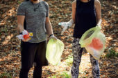 Plogging, correr y recoger basura