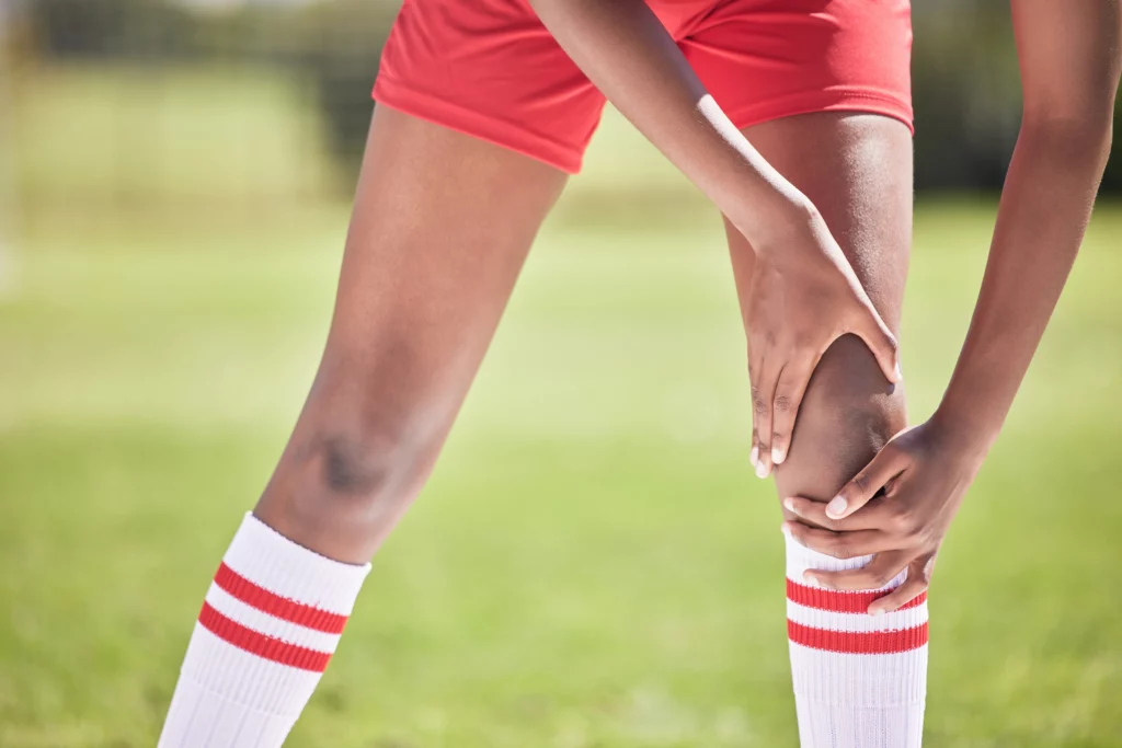 Lesión de ligamento cruzado anterior rodilla fútbol